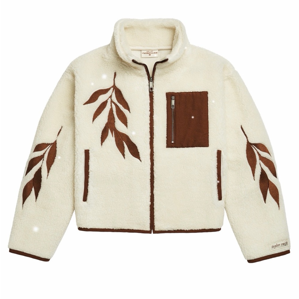 Taylor Swift Life is a Willow Sherpa Fleece Jacket MED